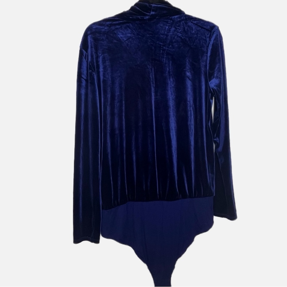 Pure + Good | Velvet Surplice Bodysuit - Picture 3 of 6